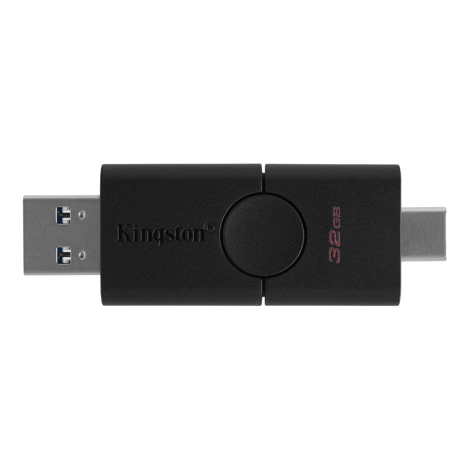 Memorie USB Kingston DataTraveler Duo, 32GB, USB 3.2 Type-A/C, Negru