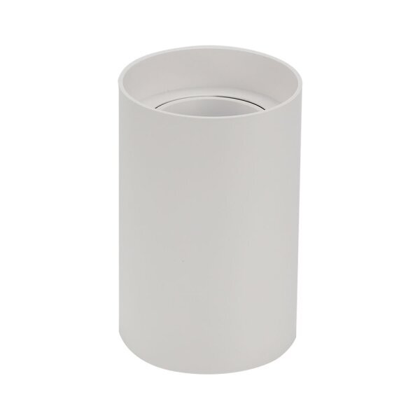 Corp de iluminat rotund din plastic GU10, Optonica, maxim 10W, Alb