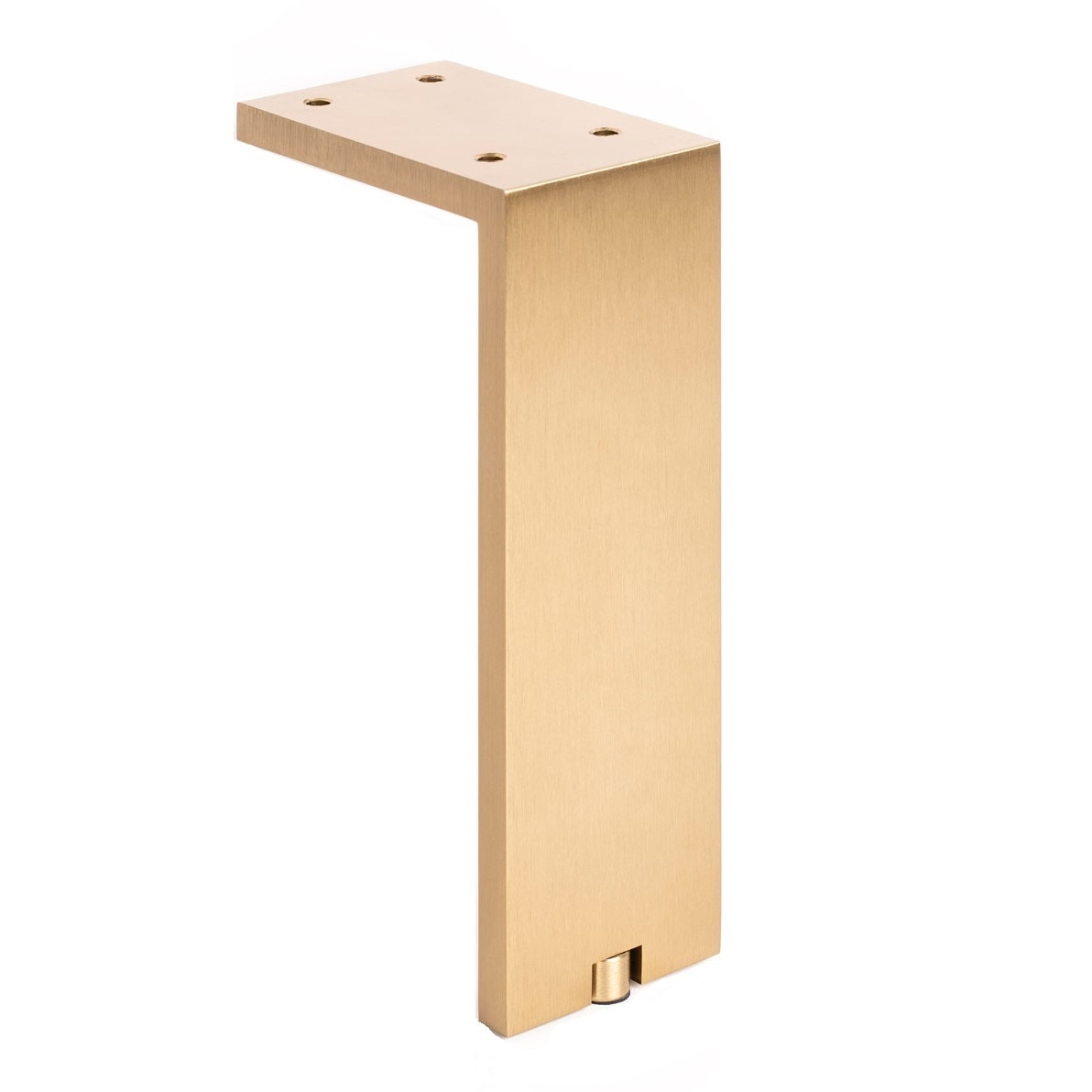 Picior pentru mobilier reglabil, Fonda, H200 mm, finisaj alama shadow periata