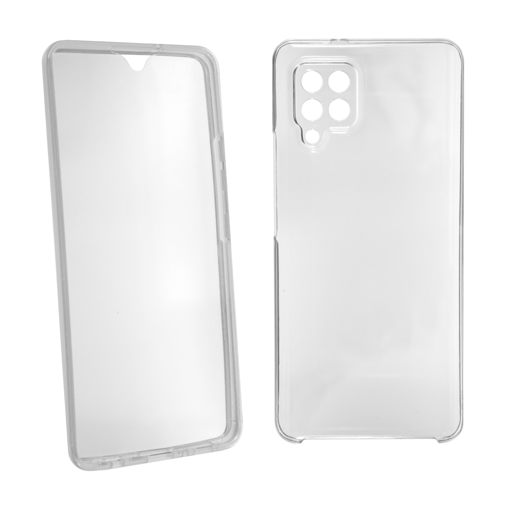 Husa 360° Premium Policarbonat/TPU pentru Samsung Galaxy A12, Transparent