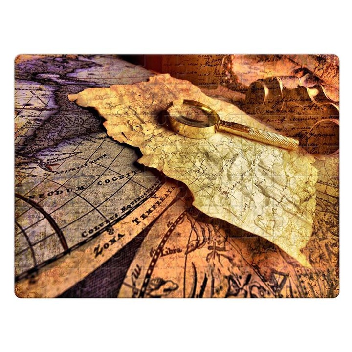 Retro térkép 1222 puzzle 80 darabos