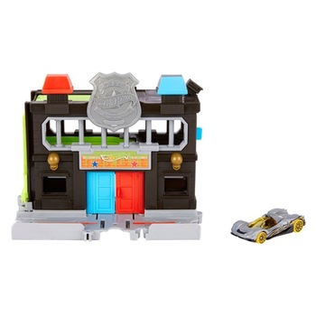 Pista de masini Hot Wheels by Mattel City Downtown Police Station cu masinuta Pista de masini Hot Wheels by Mattel City Downtown Police Station cu masinuta