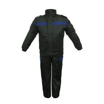 Costum profesional de paza si protectie Ace Guard, 3 piese, Negru/Albastru, 58 (3XL) Costum profesional de paza si protectie Ace Guard, 3 piese, Negru/Albastru, 58 (3XL)