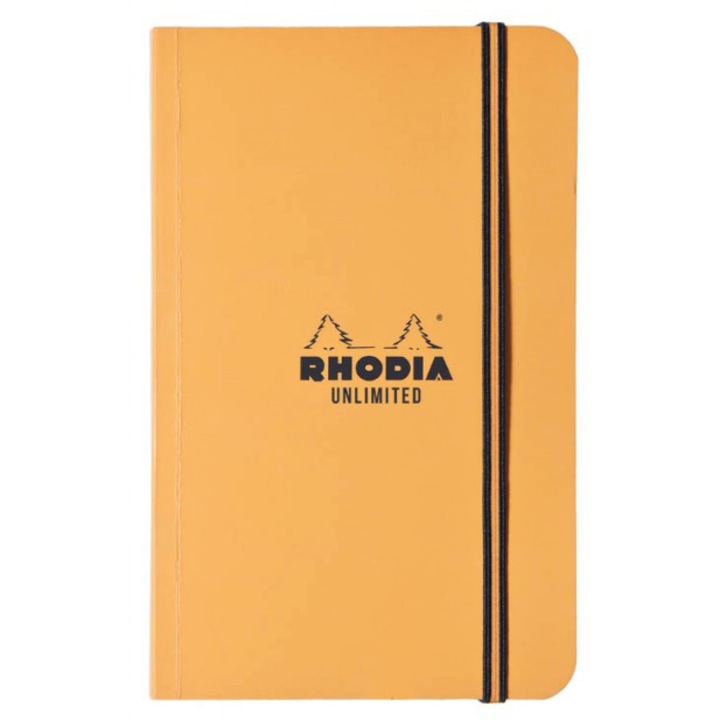 Rhodia Unlimited A6-os dátum nélküli jegyzetfüzet, 9x14cm, 60 fájl