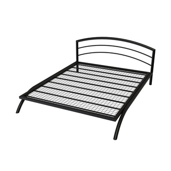 Pat metalic model 1218 Negru 160x200 cm Pat metalic model 1218 Negru 160x200 cm