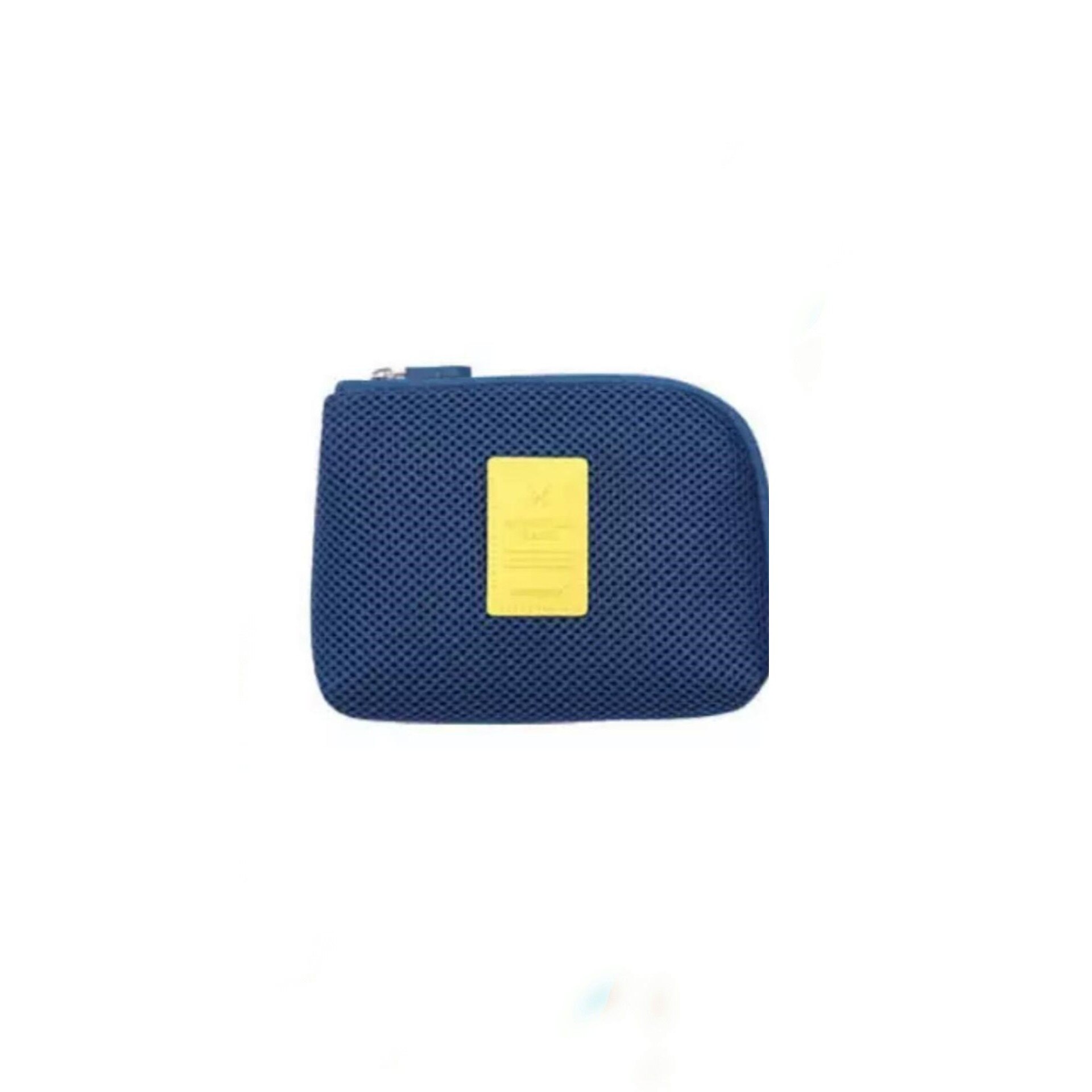 Geanta calatorie pentru gadgeturi, Bleumarin, 12.5x16x3 cm