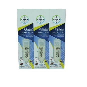 Insecticid K-Othrine 7.5 Flow, set fiole 25 ml x 3, Bayer Insecticid K-Othrine 7.5 Flow, set fiole 25 ml x 3, Bayer