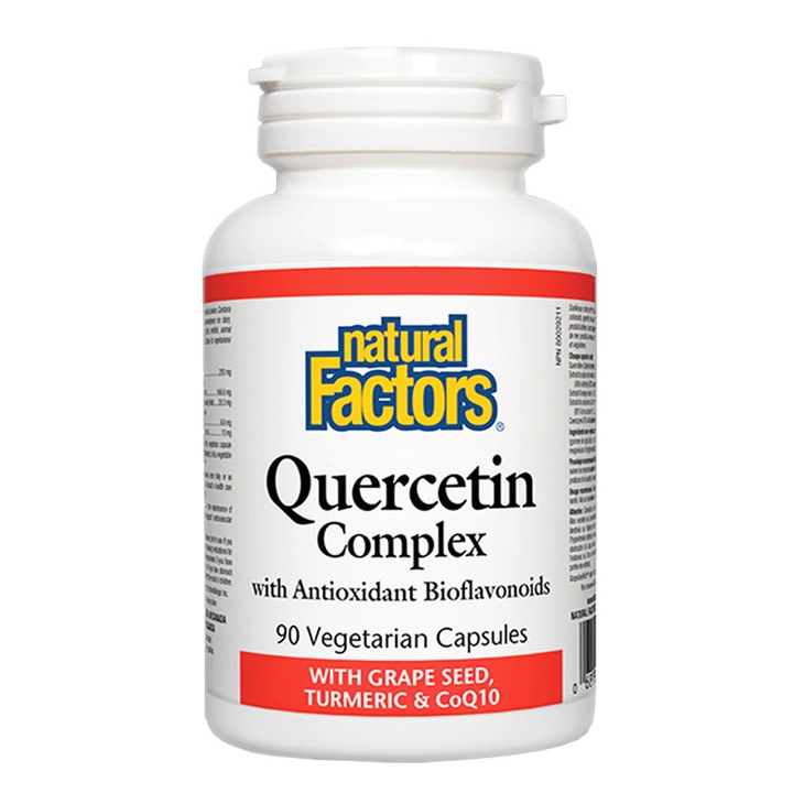 Supliment alimentar Quercetin Complex, 90 caps, Natural Factors