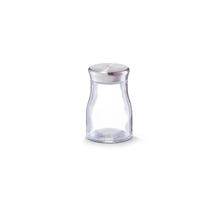 Borcan din sticla, cu capac din inox, pentru condimente, Zeller