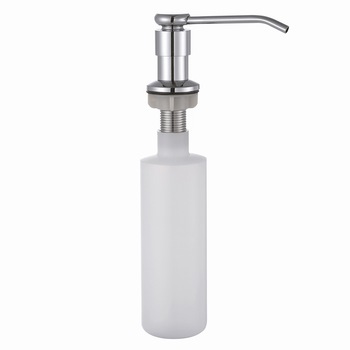 Dozator / dispenser detergent CookingAid din inox 280ml pentru chiuveta sau blat Dozator / dispenser detergent CookingAid din inox 280ml pentru chiuveta sau blat