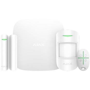Kit Supraveghere si Securitate, Ajax Security, System Starter, Alb, 3 V, Smart, 12 m Kit Supraveghere si Securitate, Ajax Security, System Starter, Alb, 3 V, Smart, 12 m