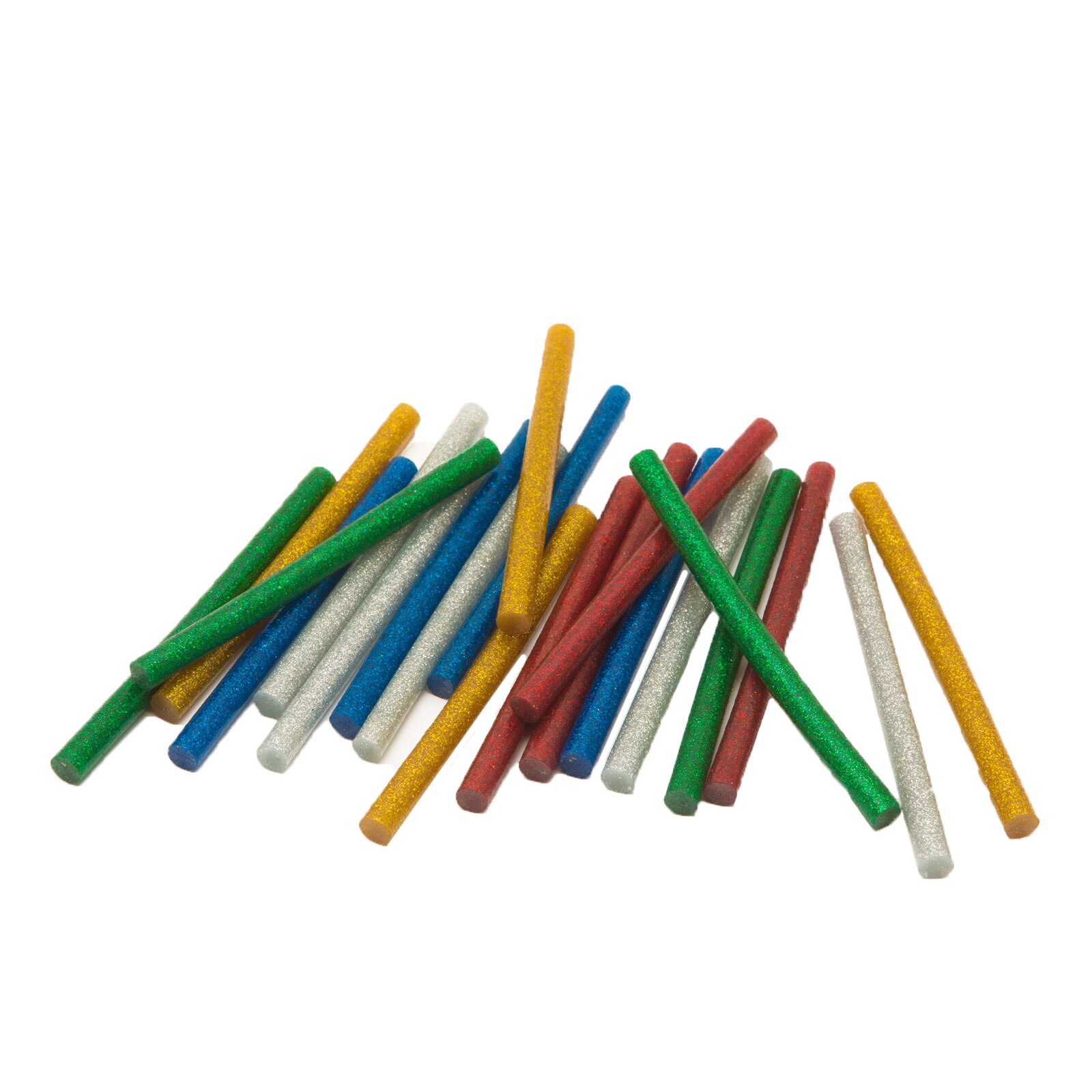 Set 20 batoane termoadeziv Handy 11108C-12, 7 mm, colorat, glitter, 82 °C temperatura de topire