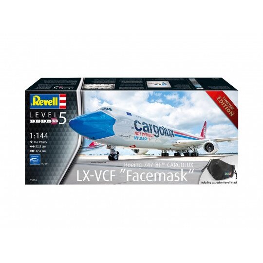 Aeromodel de construit Revell Boeing Cargolux Facemask