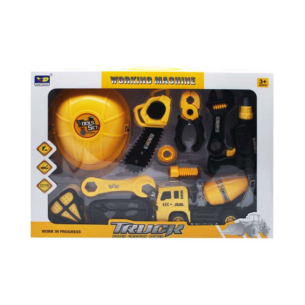 Set constructii, in cutie 10 piese, 7toys