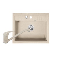 set chiuveta bucatarie ferro mezzo ii 1 cuva 580 x 480 mm nisip si baterie ferro freya stativa bucatarie bfr4s imagen 53_0_
0