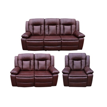 Set Ackerley Coniac, Mobila Domnel, Piele Naturala, Canapea 3 locuri cu 2 reclinere manuale, Canapea 2 locuri cu 2 reclinere manuale si 1 fotoliu cu 1 recliner electric si port USB Set Ackerley Coniac, Mobila Domnel, Piele Naturala, Canapea 3 locuri cu 2 reclinere manuale, Canapea 2 locuri cu 2 reclinere manuale si 1 fotoliu cu 1 recliner electric si port USB