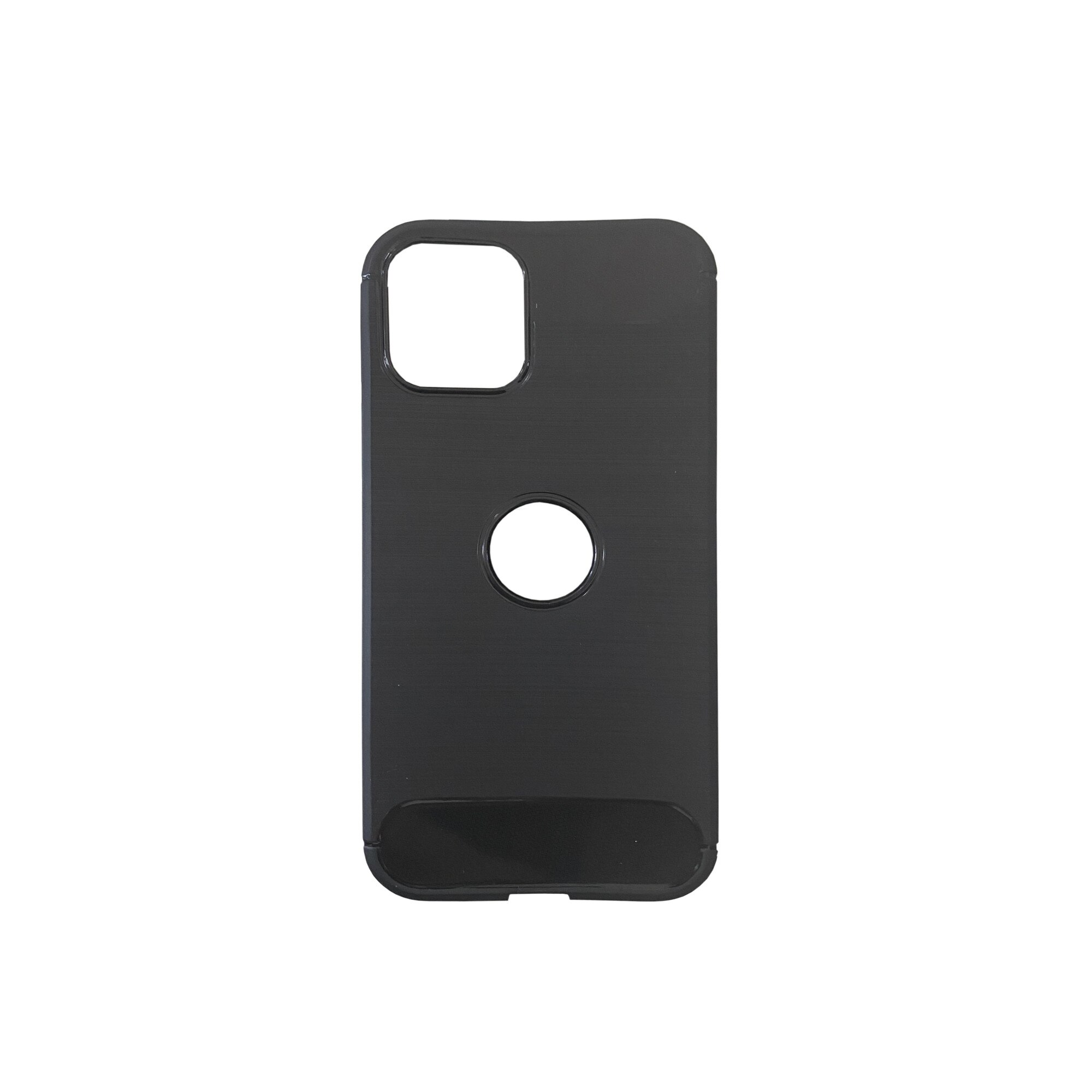Husa protectie spate Bibilel TPU pentru iPhone 12, iPhone 12 Pro, bumper, carcasa, Negru, BBL2074