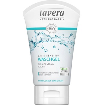 Gel de curatare bio pentru ten normal si mixt Basis Sensitiv 125 ml Lavera Gel de curatare bio pentru ten normal si mixt Basis Sensitiv 125 ml Lavera