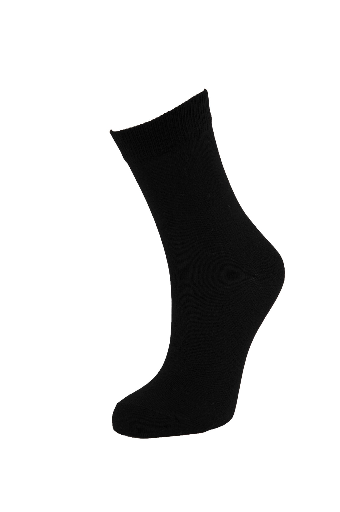 Sosete clasice, din bumbac, pentru femei, Mondex, Negru