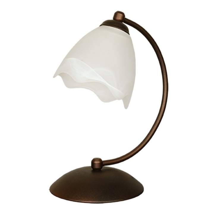 Lampa de masa Lightstyle Alfa, 1xE27, Patina