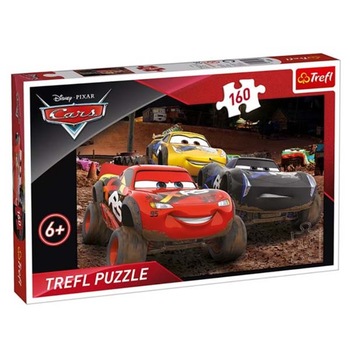 Puzzle Trefl, Cars, + 6 ani, Multicolor, 160 piese Puzzle Trefl, Cars, + 6 ani, Multicolor, 160 piese