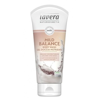 Gel de dus Mild Balance cu lapte de cocos si chia, LAVERA, 200 ml Gel de dus Mild Balance cu lapte de cocos si chia, LAVERA, 200 ml