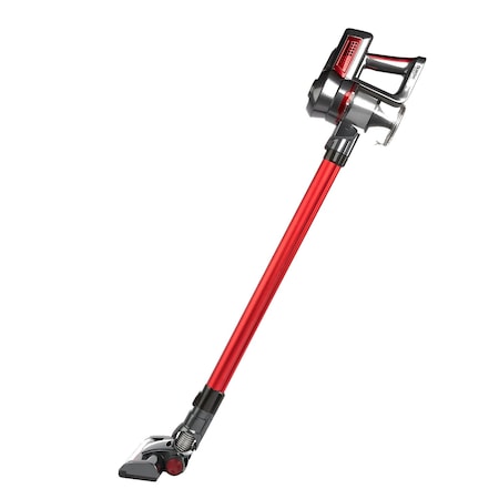 Aspirator de mana fara sac H.Koenig, UP620, functie PowerClean, 2 in 1, 2 viteze, autonomie 40 min, silentios, capacitate 0.8 L, filtru inox, usor de utilizat, accesoriu pentru spatii inguste inclus, model2022, rosu/negru