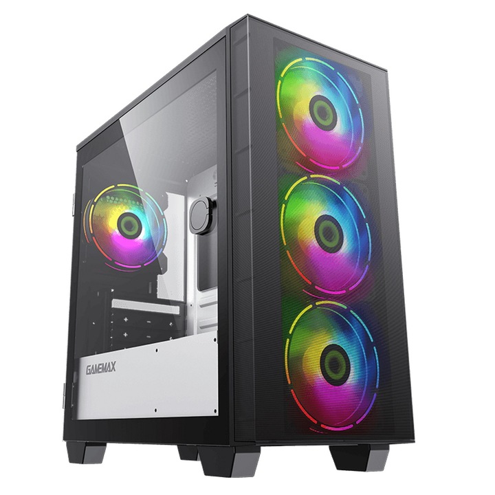 Carcasa Gaming PC, iBOX, CETUS 903, Mid Tower, Negru