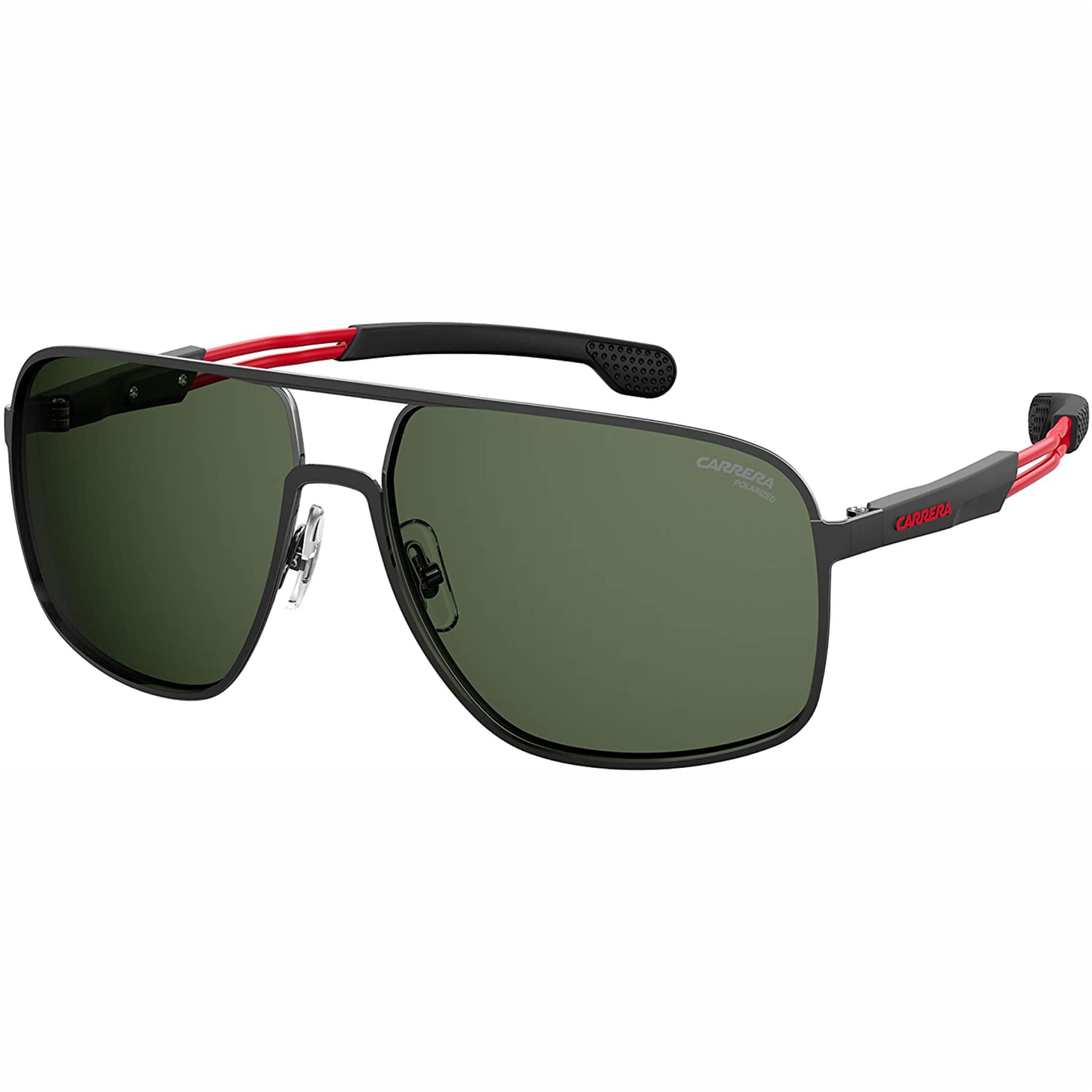 Ochelari de soare barbati Carrera Polarized Aviator Matte Black/Green P 4012/S 284/UC