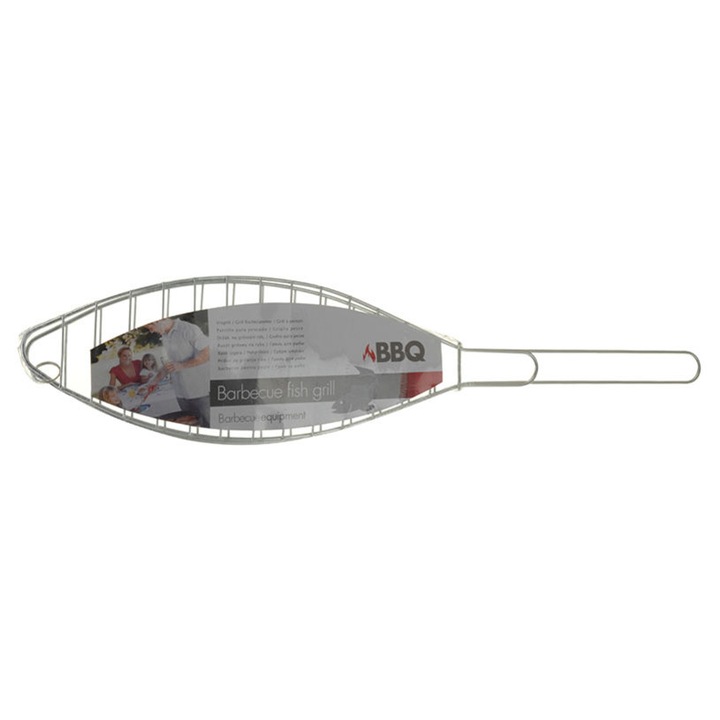 Gratar grill Mark.B7 BBQ pentru peste, 42 x 9 cm