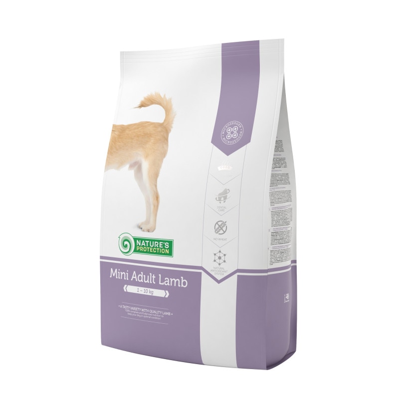 Hrana pentru Caini Natures Protection Dog Mini Adult Lamb 7.5 Kg