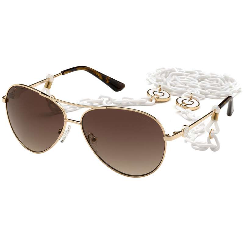 Ochelari de soare Guess, GU7641 32F, Auriu