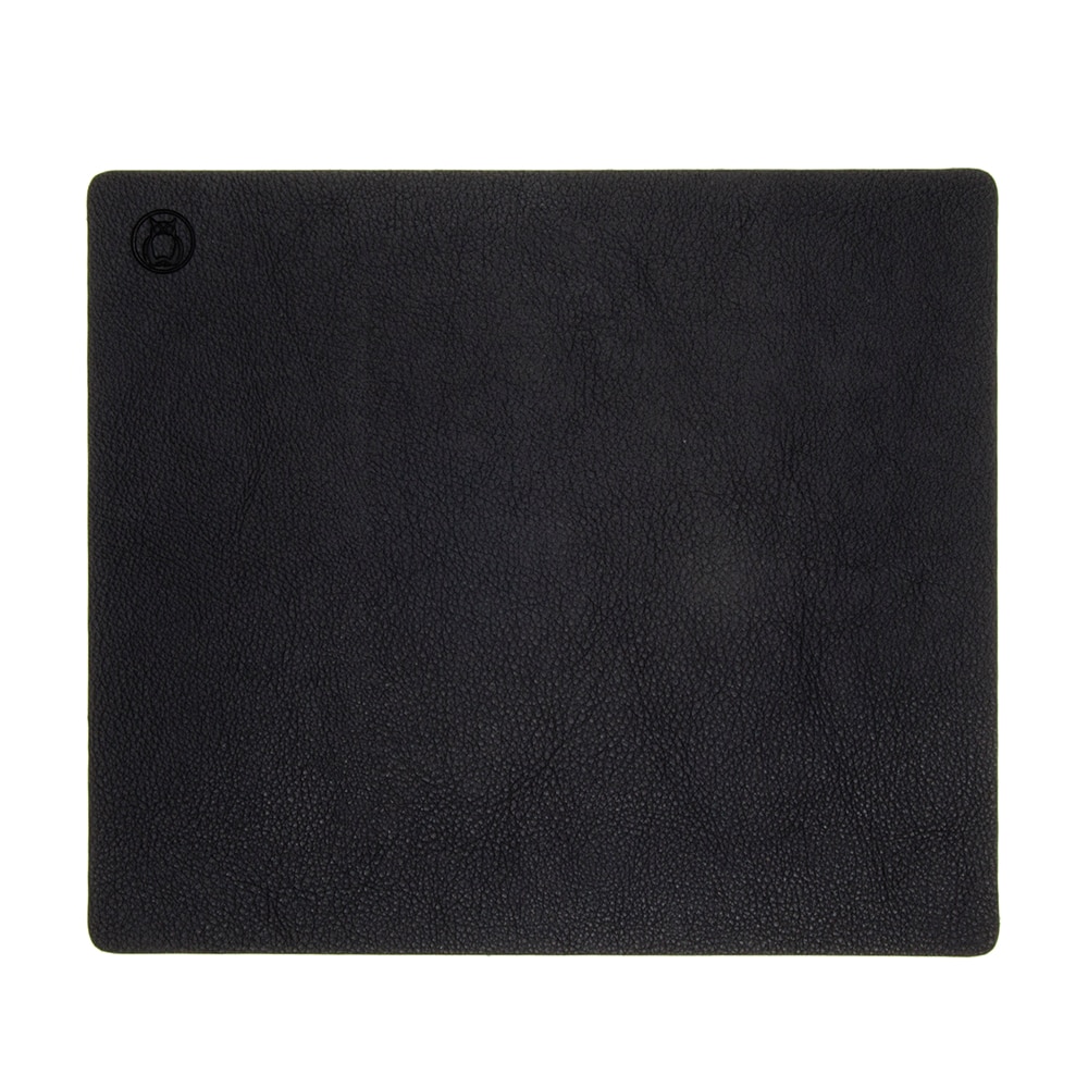 Mousepad Flexi M, din piele PU, cu doua fete, pentru protectie birou, UNIKA, negru/gri