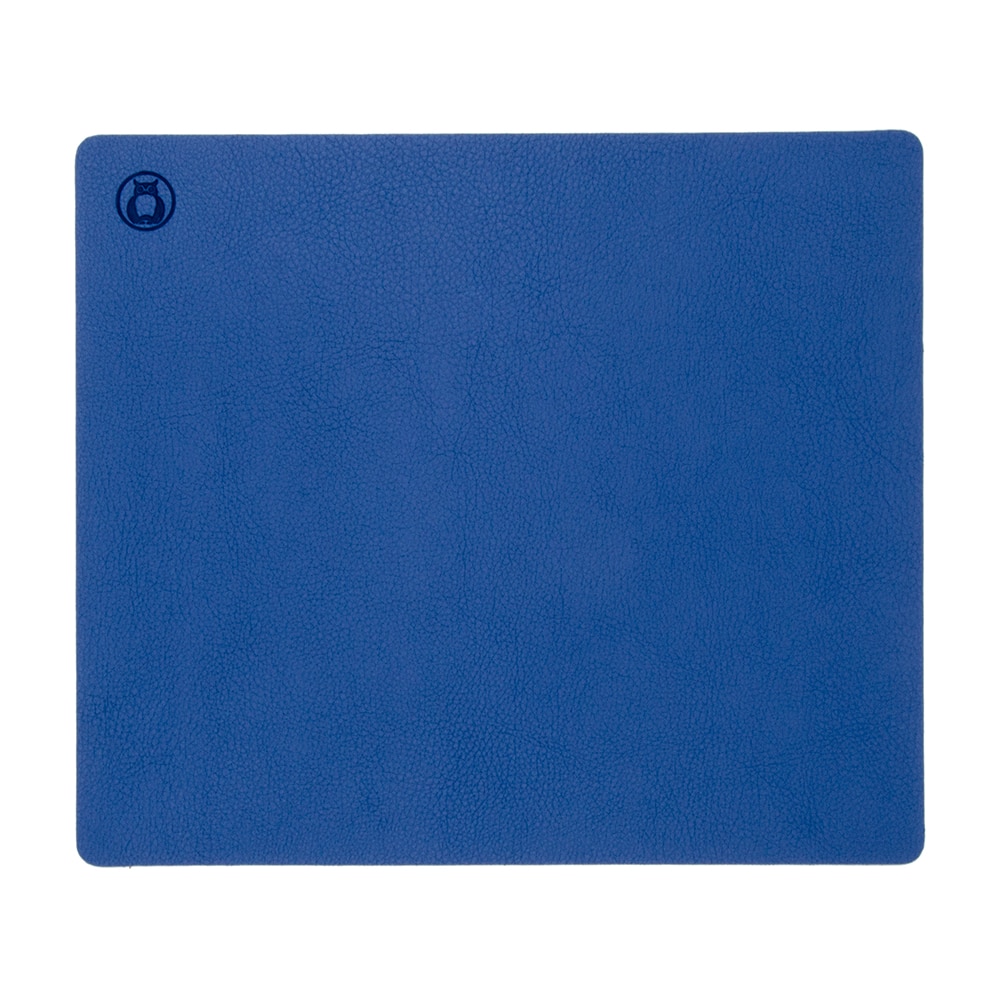 Mousepad Flexi M, din piele PU, cu doua fete, pentru protectie birou, UNIKA, albastru/gri