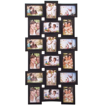 Rama foto de perete, birou, hol, care imita lemnul, vintage, negru, 93x47 cm Rama foto de perete, birou, hol, care imita lemnul, vintage, negru, 93x47 cm