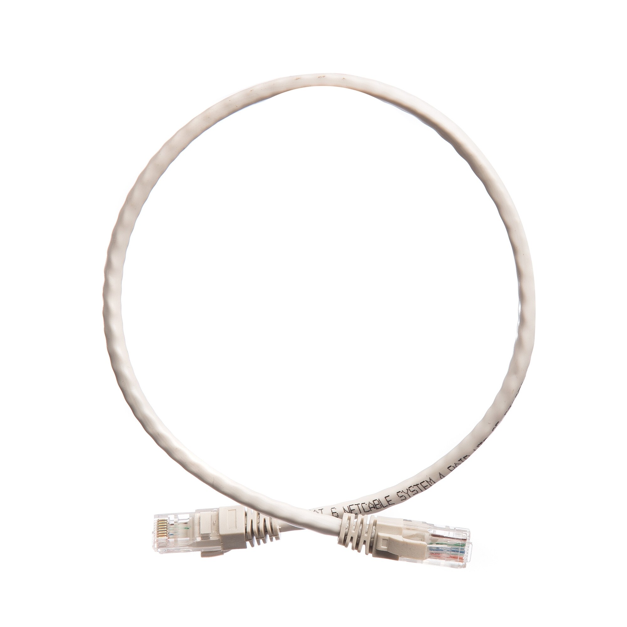 Patch cord cat5e 1 m alb