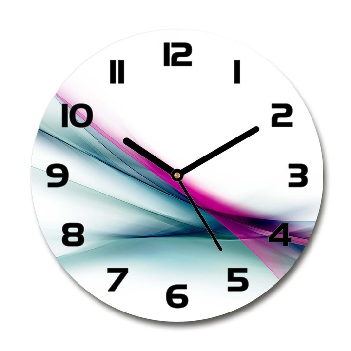 Falióra óra, elvont hullámok, Sokszínű, 30 fi cm