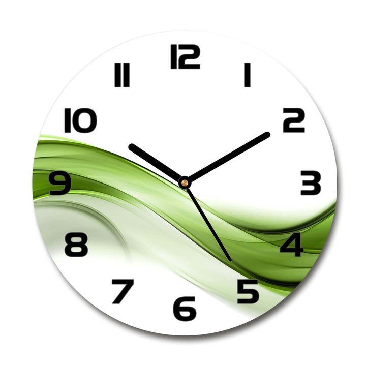 Dekor órá, Tulup, zöld hullám, 30fi cm