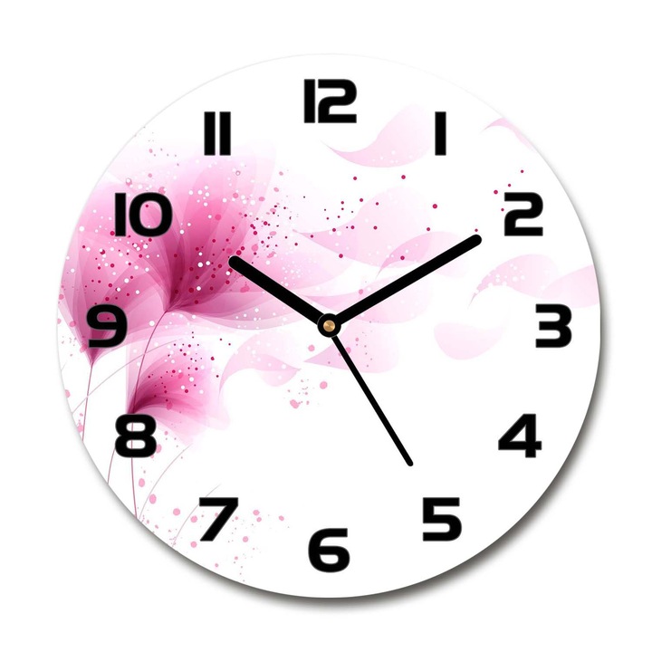 Dekor órá, Tulup, rózsaszín virág, 30fi cm