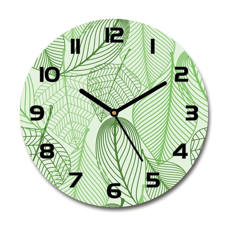 Dekor órá, Tulup, levelek mintázata, 30fi cm