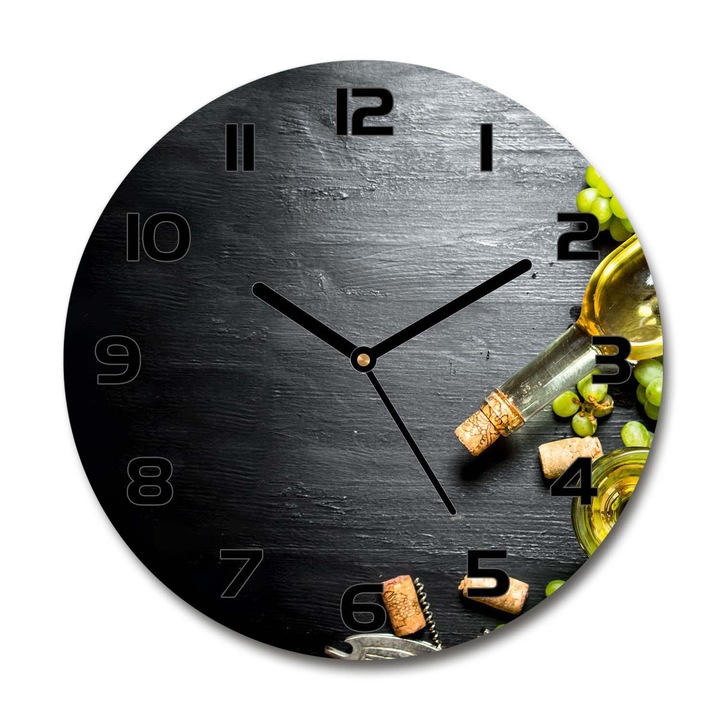 Dekor órá, Tulup, Fehér/Fekete bor és gyümölcs, 30fi cm