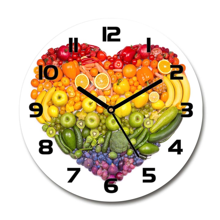 Dekor órá, Tulup, zöldség szív, 30fi cm