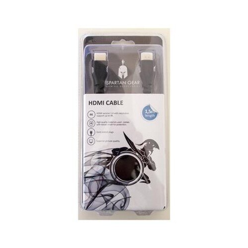 Cablu Hdmi V1.4 Spartan Gear Gold Plated 1.5M (Compatible With All Consoles)