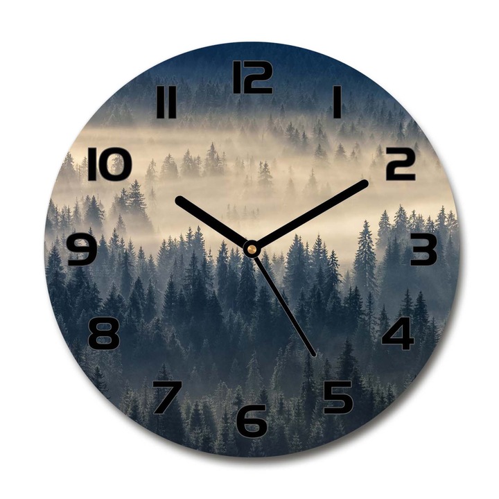 Dekor órá, Köd az erdőben, Szürke, 30 fi cm
