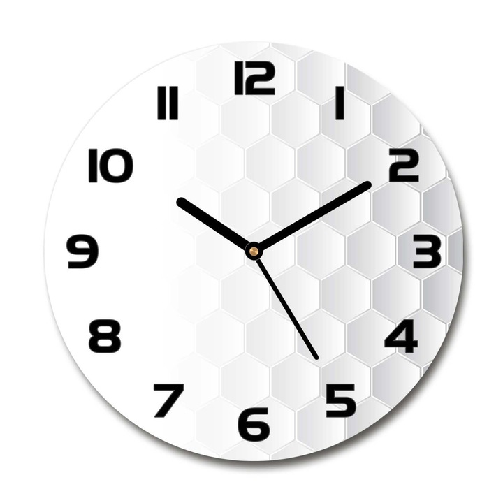 Dekor órá, Tulup, falióra, hatszög háttér, 30fi cm