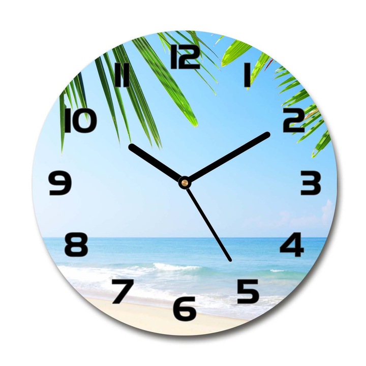 Faliórák, trópusi tengerpart, Zöld, 30 fi cm