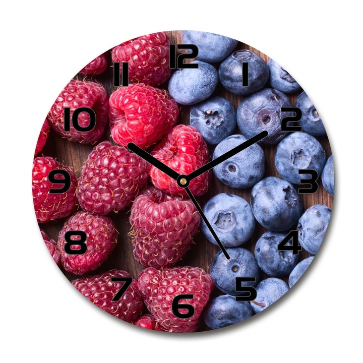 Dekor órá, Tulup, falióra, 1, erdei gyümölcsök, 30fi cm