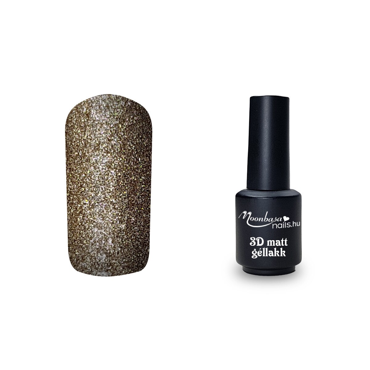 Oja semipermanenta 3D Matt Gel, MoonbasaNails, No 701, Cappuccino, 5 ml