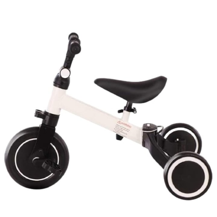 Go Kart Happybaby tricikli, 3 az 1-ben, +2 éves, fehér színű