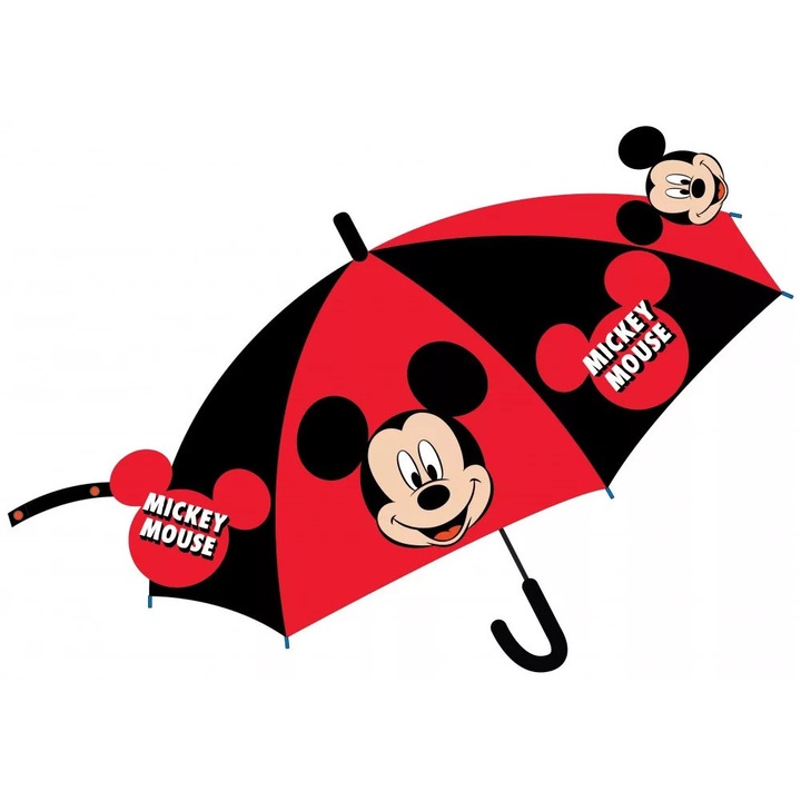 Детски чадър Disney Mickey червен
